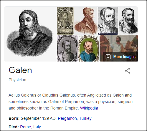 In the pre-modern period, it was popularly thought that female genitals were just like those of males, but turned inside out. This idea derived from the ancient Greek scientist Galen.