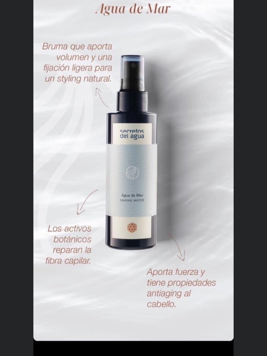 Línea capilar Styling. No contiene sustancias sintéticas <a href="/secretosdelagua/">secretosdelagua</a>