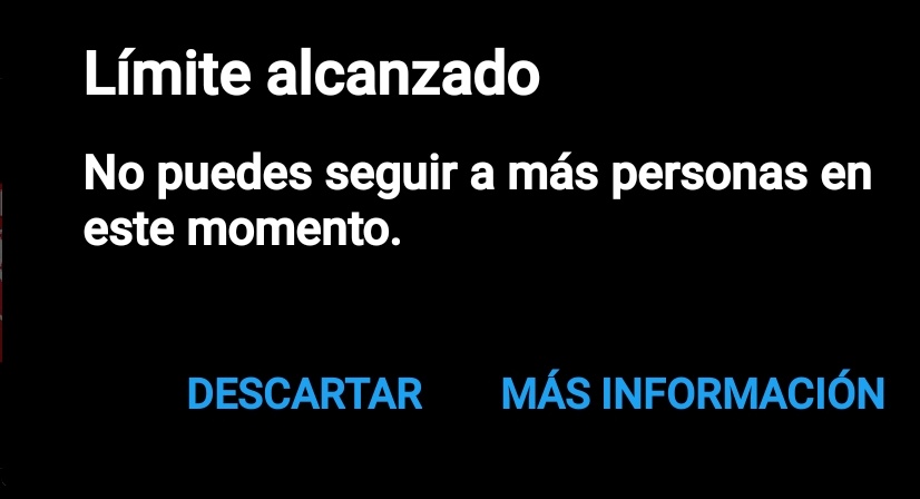 Gente prometo devolver el follow en cuanto se quite esta opción de mierda🙄