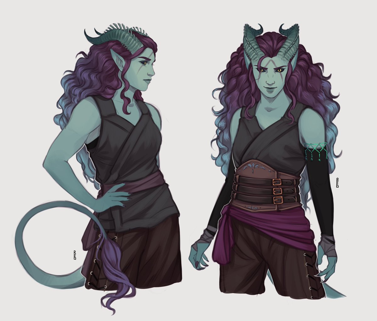Tallinier's tweet photo. More Riza as I work out how her outfit goes together ~
#art #dnd #dnd5e #dungeonsanddragons #ttrpg https://t.co/yiBYUBPSUD