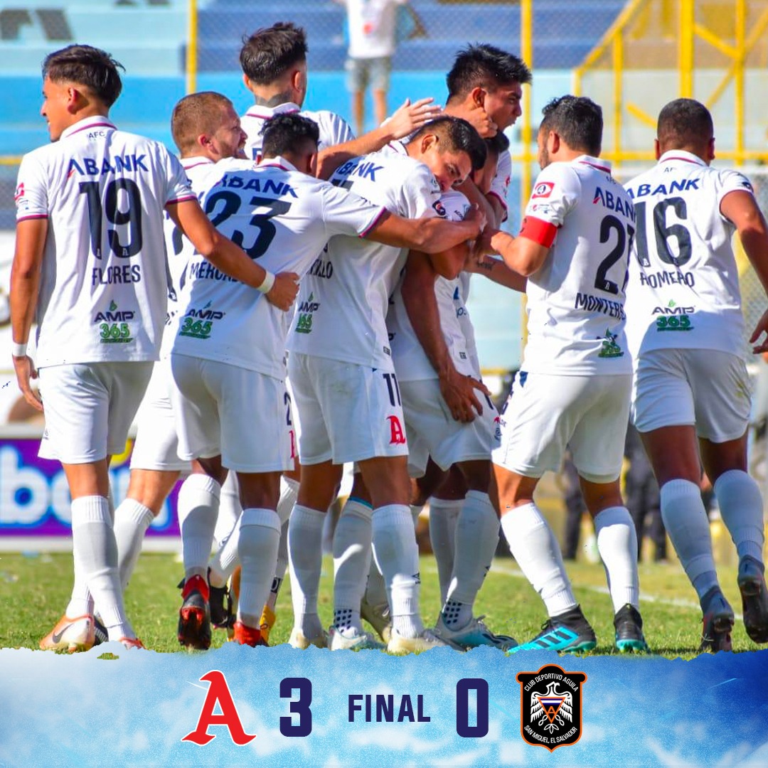 CAMPEONES. Termina el juego en el estadio Cuscatlán  | <a href="/AlianzaFC_sv/">Alianza Fútbol Club</a> 3-0 <a href="/cdaguilaoficial/">C.D. ÁGUILA</a>
 
#ALIvsAGU
#Final 🐘vs🦅
 
#AlianzaFC #Apertura2020