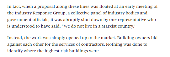 (A nugget: the taskforce-style idea was originally knocked down by some wag who said "we don't live in a Marxist country")
