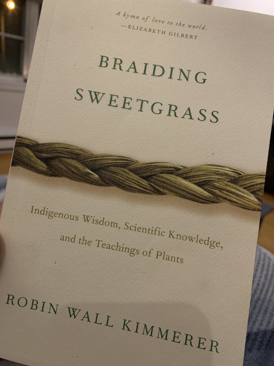 JuliaPantin's tweet photo. @chaptersindigo Braiding Sweetgrass - just beautiful! #CurrentlyReading #Contest https://t.co/HMRPi01aej