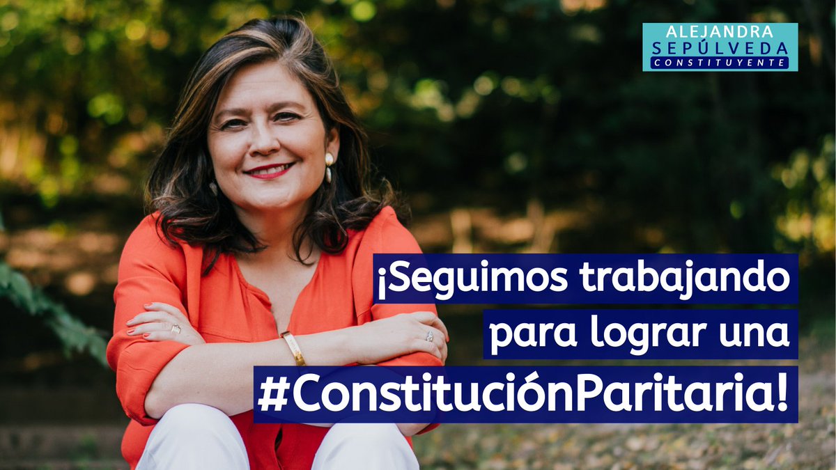 Aún estamos esperando el veredicto del Tricel sobre mi candidatura a la #ConvenciónConstitucional, pero no hemos bajado los brazos. Seguiremos trabajando para tener la #ConstituciónParitraria que Chile necesita 💪🏽 ¡Pronto les tendremos noticias!