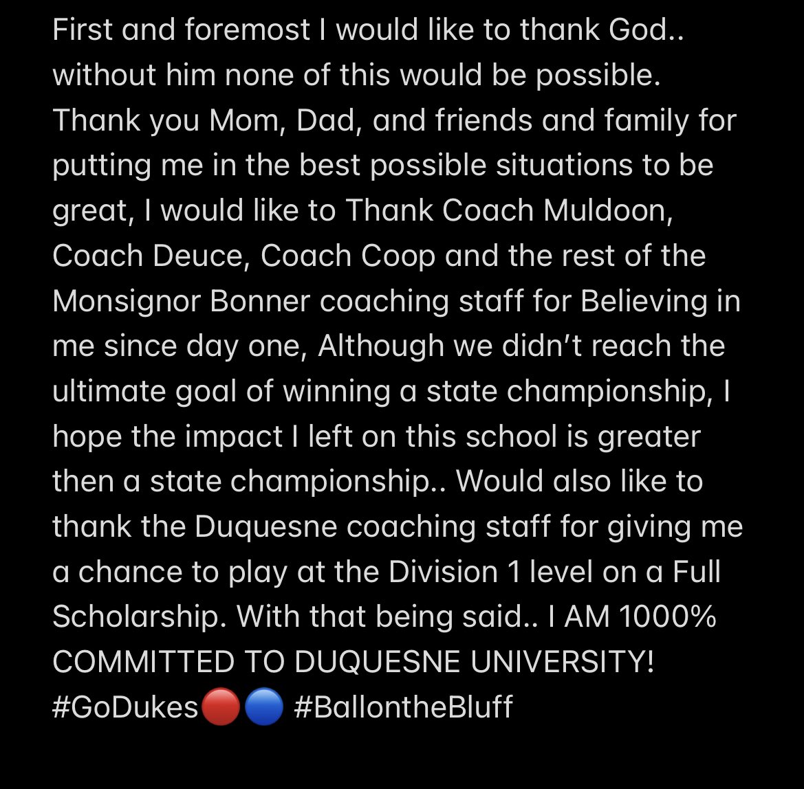 AydenGarnes1's tweet image. 215➡️412
1000% COMMITTED 
#QuietWork
#GoDukes🔴🔵
@DuqFB 
@CoachSchmittDU