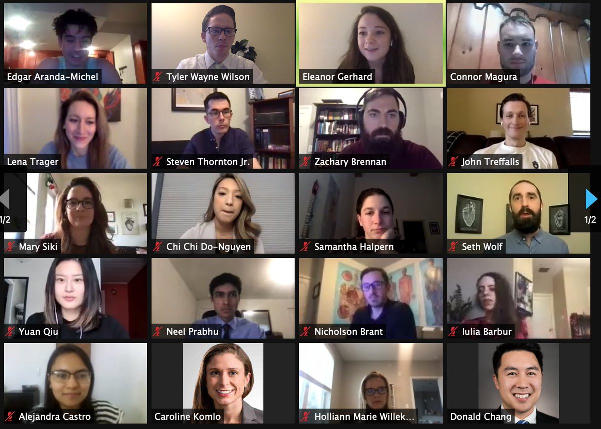 Super fun to get together and chat with other med students interested in CT Surgery! Thanks <a href="/ThoracicStudent/">TSMA</a> for making it happen. Excited to build more friendships moving forward.