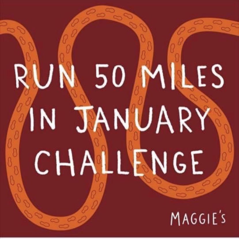 Super chuffed to have completed my 50 miles for Maggie’s challenge! Raising just under £1000 for the wonderful <a href="/maggiesswansea/">Maggie's Swansea</a> ❤️🧡#50milesformaggies #running #REDJanuary2021 #challenge
