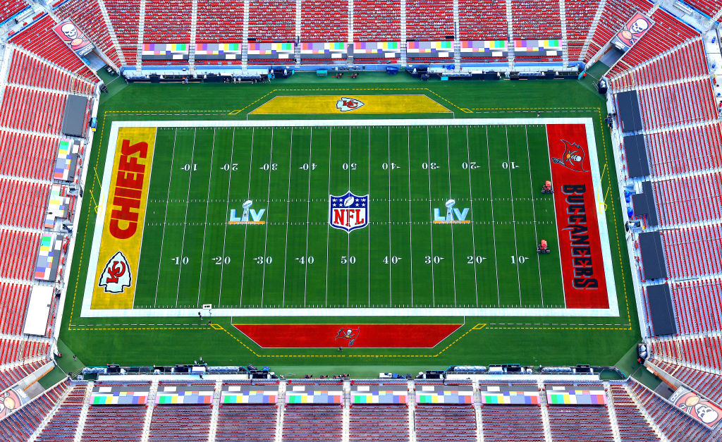 MyQ105's tweet photo. See more pics taken from the air high above #Tampa today as Super Bowl week begins!  They're up now at https://t.co/5c2PCuAlPu!

Photo: Mike Ehrmann/Getty Images https://t.co/cSYwozMU2Z