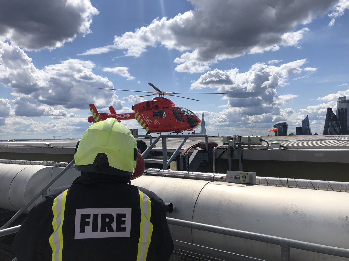 The wider emergency services team in London is fantastic. Working together is an honour. The skills of all the services is enhanced when we coordinate and collaborate. @Ldn_Ambulance  @LDNairamb  @MPSFirearms  @metpoliceuk  @LondonFire  @LAS_HART  @NHSBartsHealth  @999London