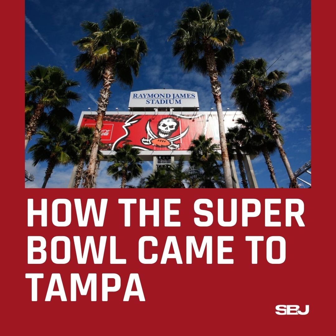 We're just one week away from  #SBLV  , so we took a look back at the series of events that brought the big game back to Raymond James Stadium, and led to the  @Buccaneers becoming the first  #NFL   team to ever host a  #SuperBowl   in their home venue.