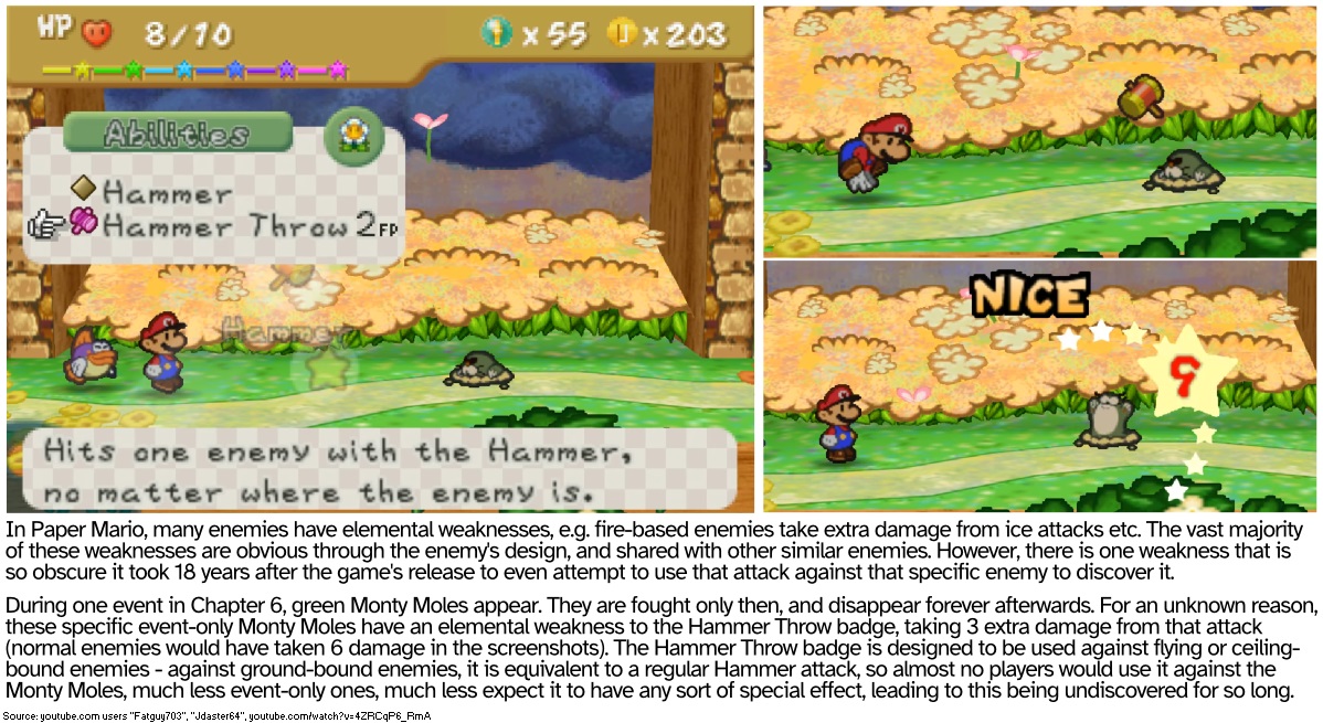 Supper Mario Broth In Paper Mario A Specific Type Of Event Only Enemy That Is Only Fought Once In The Game Has A Unique Weakness To An Attack That Is Not