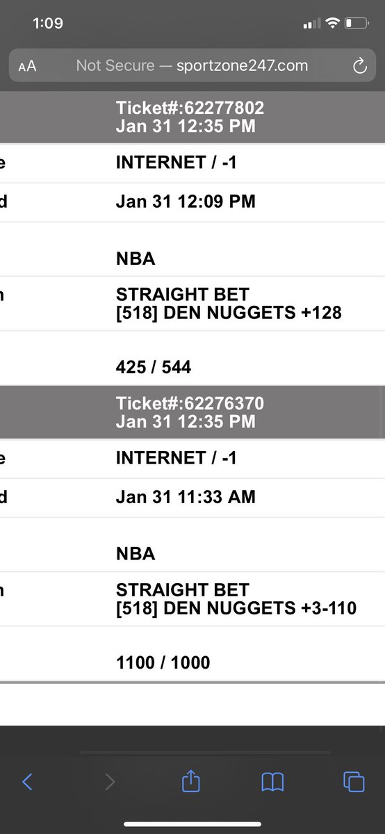 NBAPlCKS's tweet photo. First lock cashes https://t.co/7yK7z14VxK