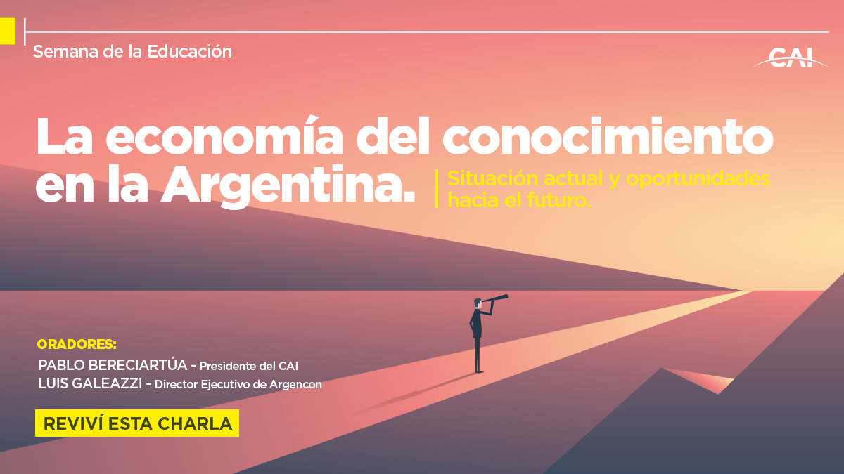 CaIngenieros's tweet photo. Semana de la #Educación en el CAI.
La #EconomíaDelConocimiento en Argentina: situación actual y oportunidades hacia el futuro.
Reviví esta charla en https://t.co/t1hH6OKEWY.
@pberecia @argencon #Ingeniería #Desarrollo #Industria #PanelesCAI https://t.co/gKaSJ5NDCn