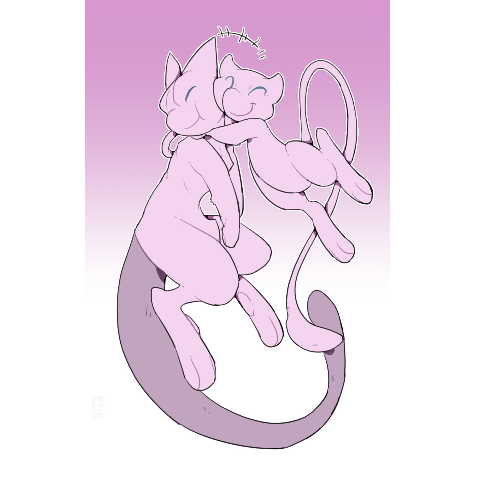 🌱🥛 Leche on X: Pride from the Mewcrew! #pokemon #mewtwo #mew   / X