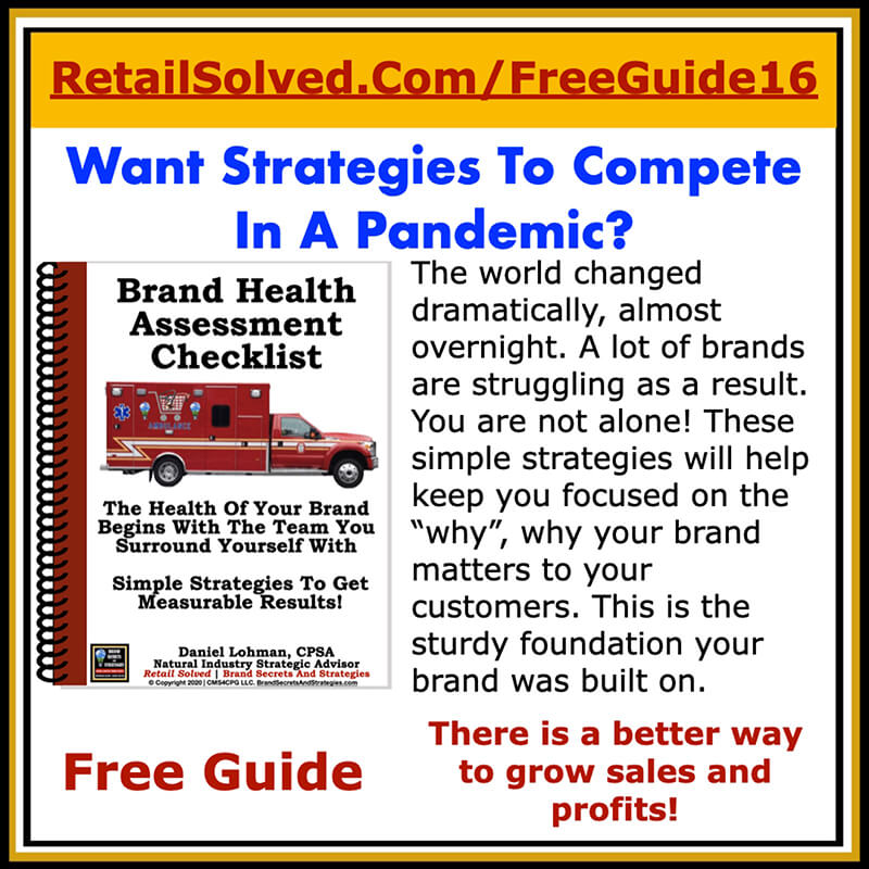 You’re taught to use out-dated strategies every brand uses to sell your unique disruptive brand. Your sales strategies should be as innovative as you are. Knowing your brand health &amp; leveraging it at retail is the best strategy for sustainable growth cms4cpg.com/guide16