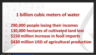 Debunked Economic Impact of GERD on  #EgyptHe and  @AJENews "Scientific" “AJ Labs” conducted study which said & 5-yr  #GERD filling would “destroy” 50% of  #Egypt’s farmland. Truth: Since this bogus claim  #Ethiopia held 4.9 BCM and  #Egypt had five times more water stored.