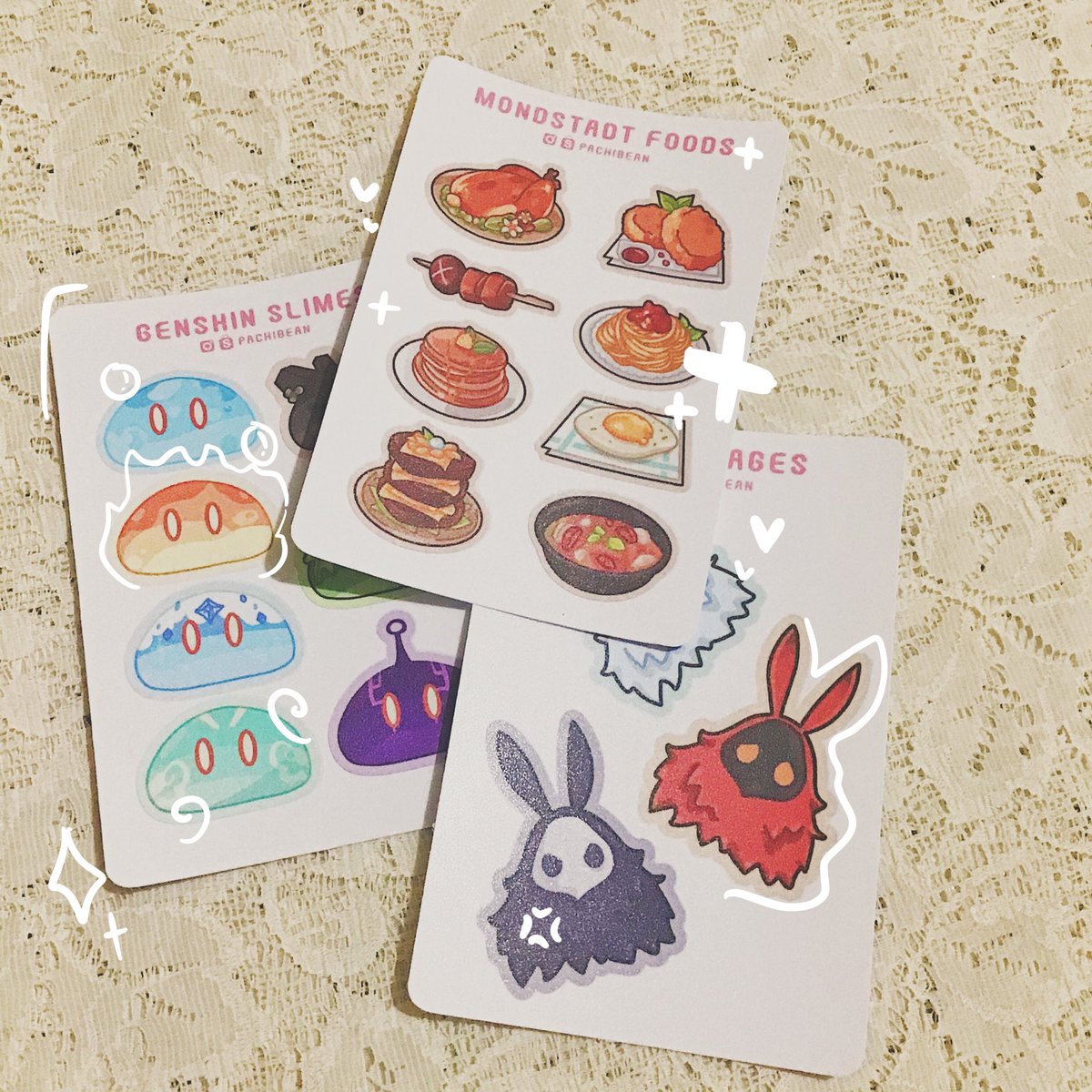pachibean's tweet photo. Genshin-themed shop update! Check out the new products on my Shopee ~ (link in bio) #genshinimpact #shopPH https://t.co/s3Q3N3sgqZ