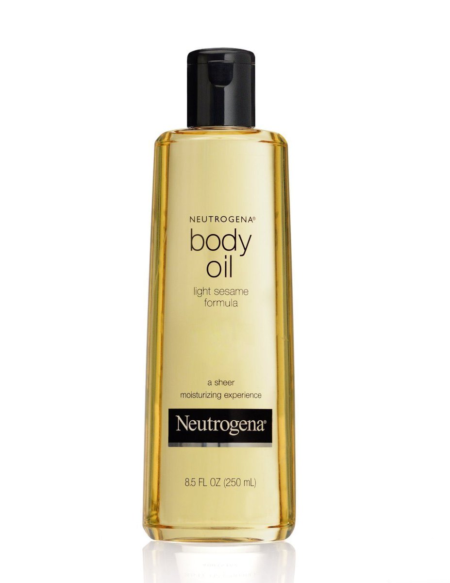 this will be my last thing. I’m personally a fan of body oil. This one specially. As we all know, oil locks in moisture. It does NOT moisturize your skin. Neutrogena did what they had to do on this! Keeps my skin silky and I like dat  this would be your LAST step. Very light!