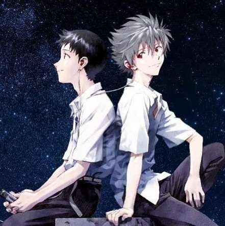 シンジ君とカヲル君のtwitterイラスト検索結果