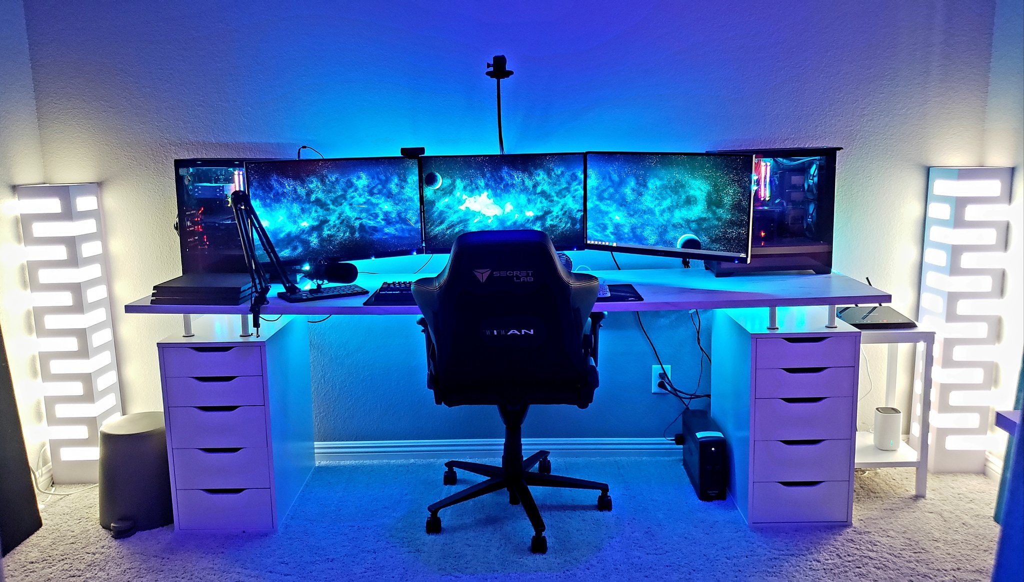 MY INSANE Gaming and Streaming Setup + Room Tour! 