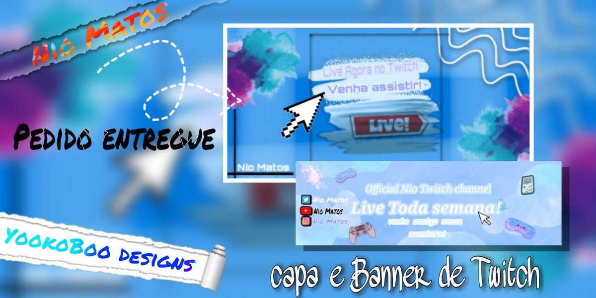 YookoBooDesign's tweet image. ~`| Pedido entregue para @niomatos |`~ ☪

  • capa e banner para Twitch. 
  • Pedido completo. 
  
  Obrigada por fazer seu pedido conosco,volte sempre! 

  #edits #kpop