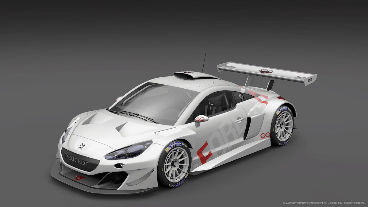 GazzaGarratt's tweet photo. One RCZ Livery done for @ForeverrGaming #GTSport https://t.co/epGuC6eQTI