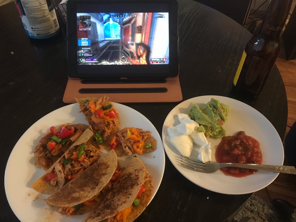 Homemade tacos to go with the #ALGS Winter 
OT1