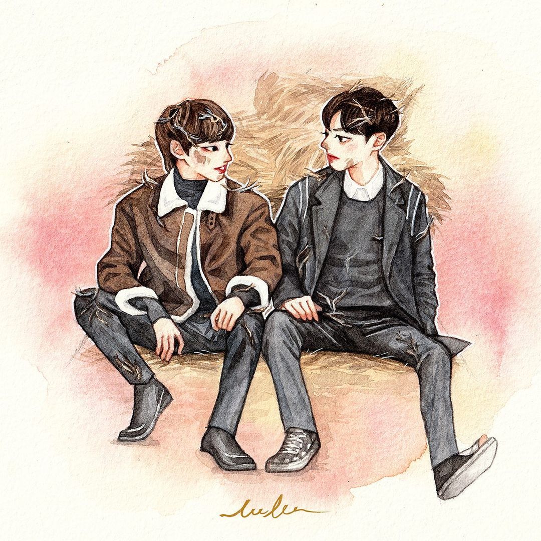 MackInYeomi's tweet photo. "Los amigos son la familia que se escoge" ❤🔥 -#Friendship
Enjoy this draws 🎨🌹🌻
Image Credits: @leeleecalli (solo IG)💜🎨 ❤
#HwangInYeop #HwangInYeob #HwangInYoup #EUNWOOLIKE #chaeunwoo #TrueBeauty https://t.co/cavFSV52WZ