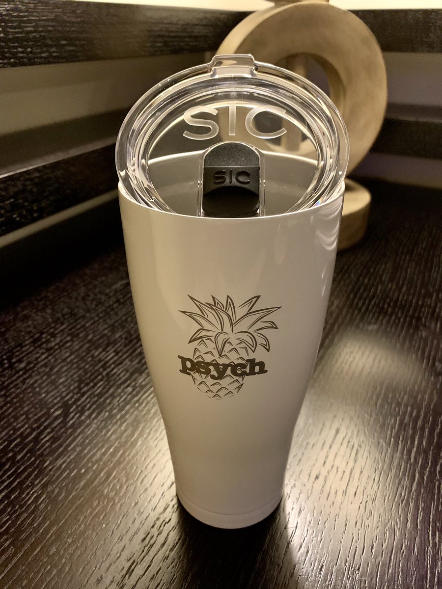 summersba's tweet photo. Love the belated birthday gift from my brother’s family! 😍🍍❤️#Psych @PsychPeacock @USA_Network #siccups https://t.co/koSVvNw1zU