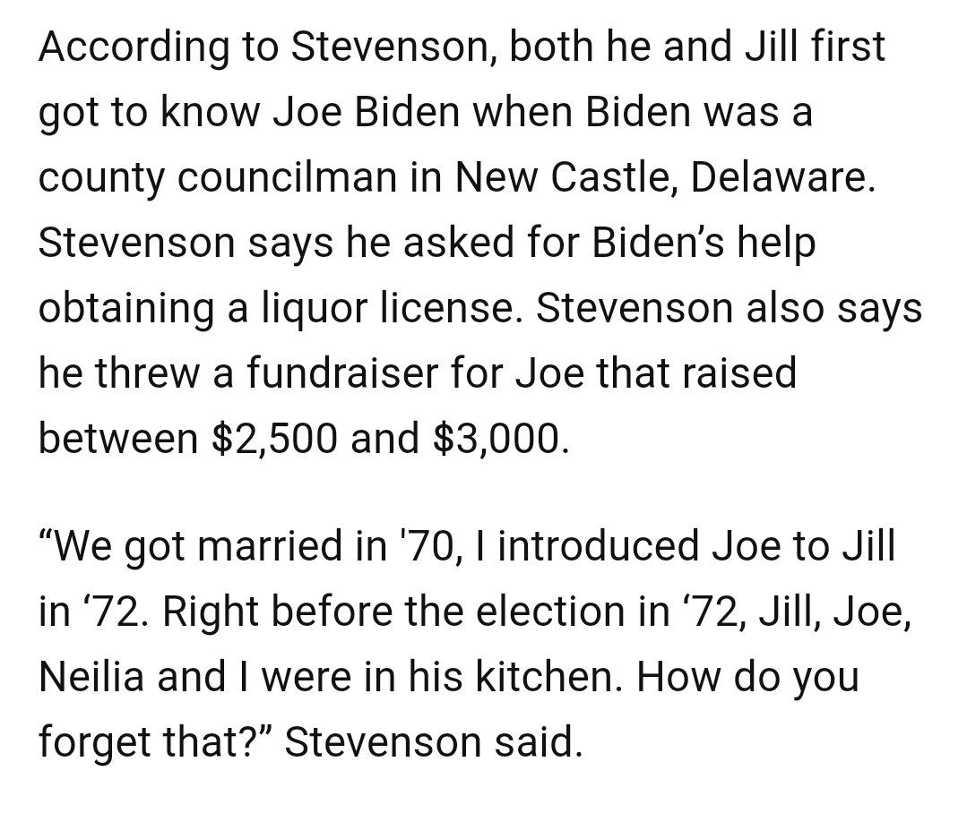 12/ Guess what else they did in 1972? They hosted at least one fundraiser for Joe, who'd decided to run for a Senate seat.