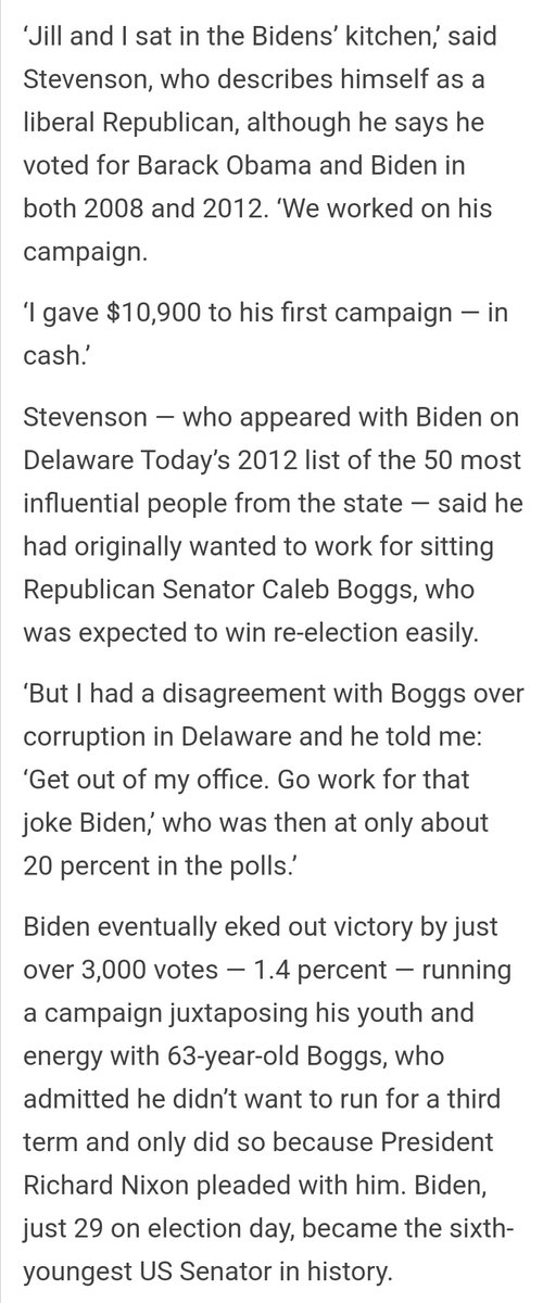 13/ On November 7, 1972, Joe won his Senate seat.