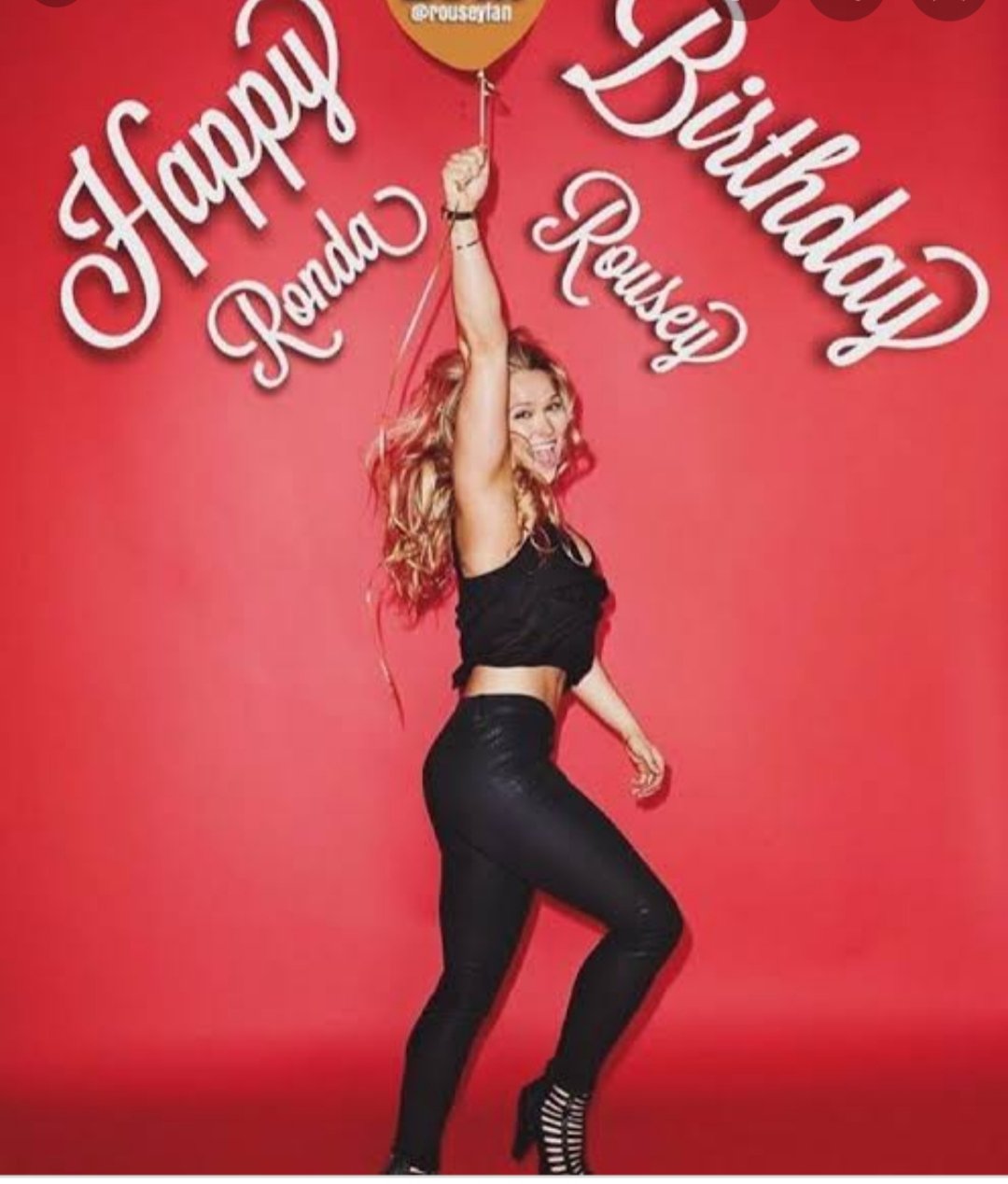 Happy birthday Ronda rousey 