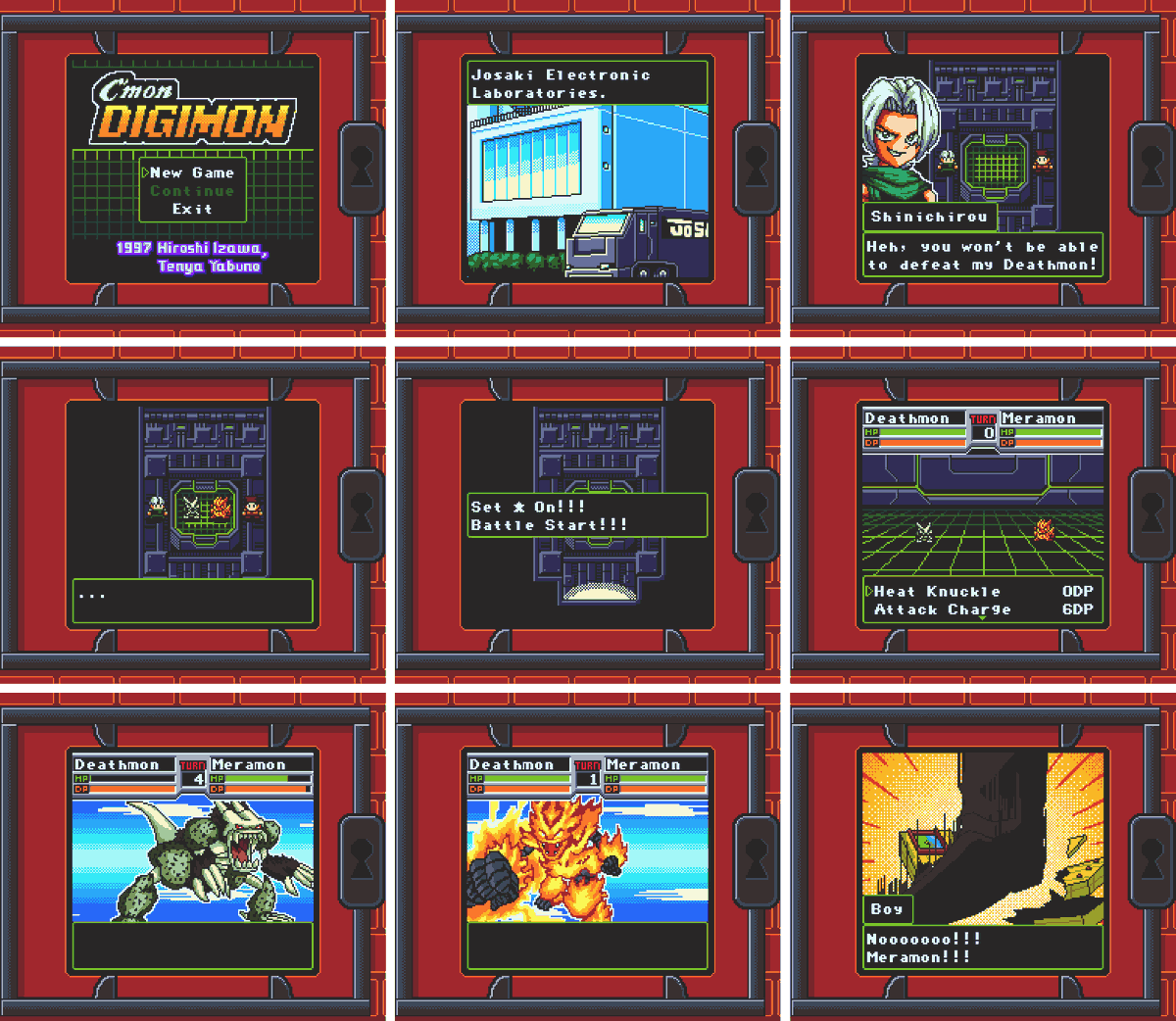 AderekArt's tweet photo. What if #CmonDigimon has #gameboycolor game?
#digimon #fangame #pixelart #rpgmaker #rpgmakervxace #mkxp https://t.co/oYSWgD6S9B