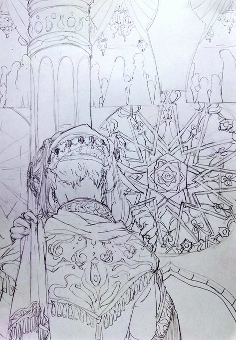 #今月描いた絵を晒そう
2021.1 