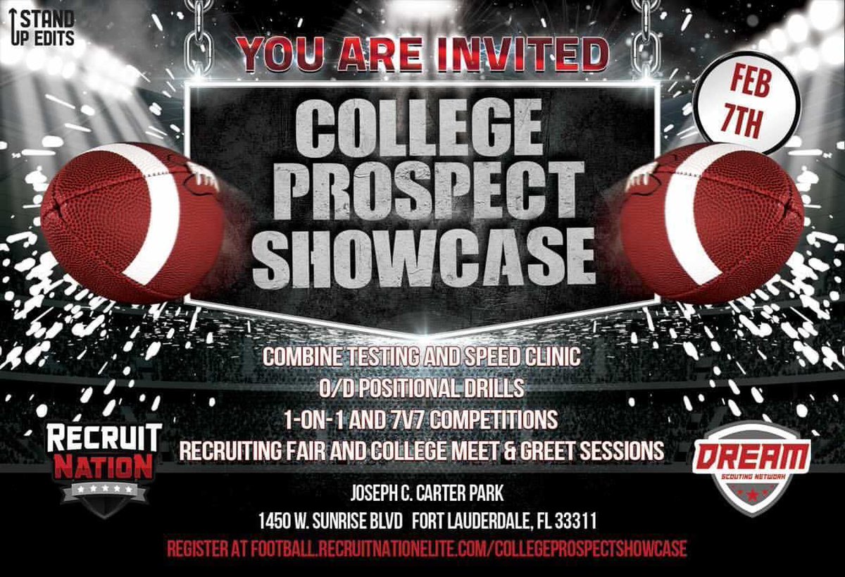 Julian_D25's tweet photo. Thankful for the invite!💪🏼 @dream_tampa @coachripshwtime @COACH217ROLAND https://t.co/v4HBY36YNt
