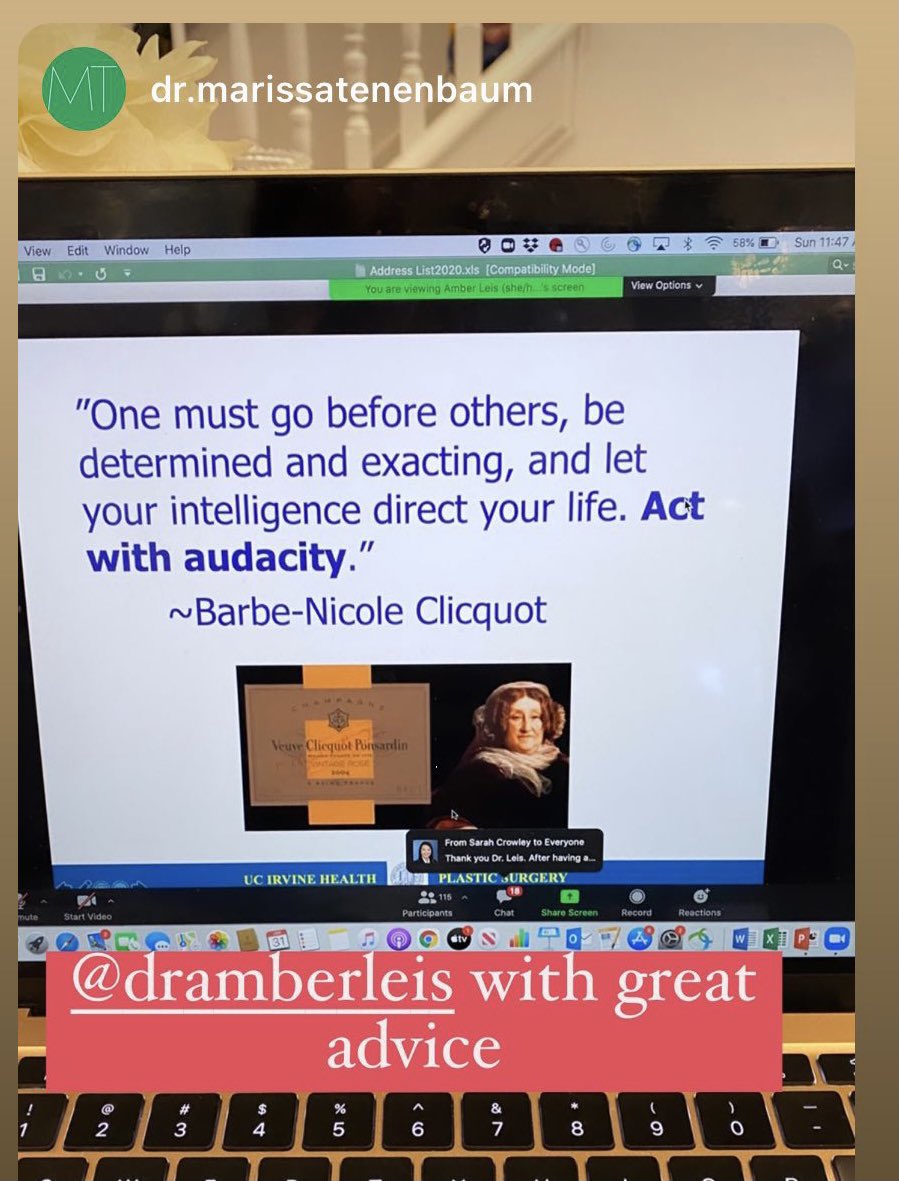 I laughed I cried I did yoga and I learned. Amazing stories shared today. The future of plastic surgery is being shaped by some fierce and powerfully vulnerable women. #wps2021 #plasticsurgery #ilooklikeasurgeon