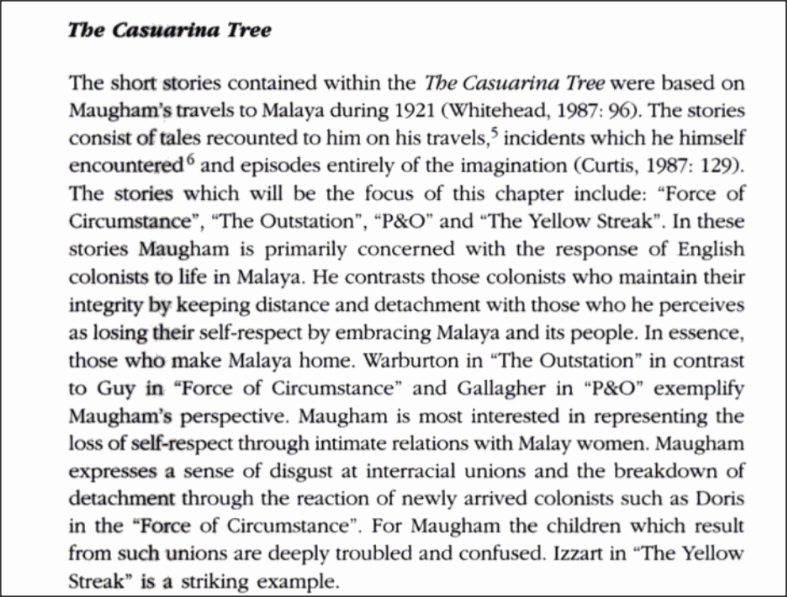 For Maugham, the mixed race children were deeply troubled and confused.