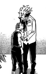 Y'know, for someone who has such an aversion to touch, Bakugou sure gets hugged and head patted the most ? 