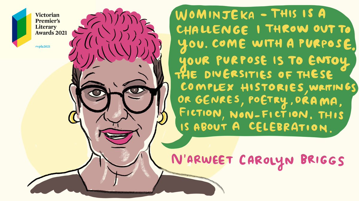 Before we begin, N'arweet Carolyn Briggs performs a Welcome to Country.  #vpla2021