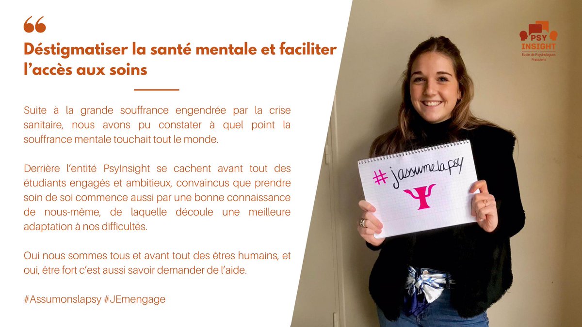 -Déstigmatiser la santé mentale et faciliter l’accès aux soins 👥 -

Merci <a href="/Qare/">Kare</a> pour cette belle initiative ! 

#JEmengage #WeAreJE #WeArePsyInsight