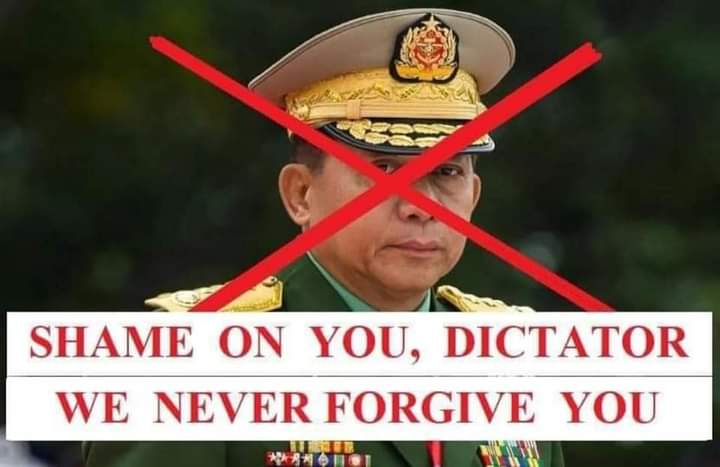 We never forgive you
#Savemyanmar 🇲🇲 
#Save #Burma 🇲🇲 
#Reject #the #Military 
#We #need #democracy
#Help #us #and #support #our #Leader,  #Aung #San #Suu #Kyi #government