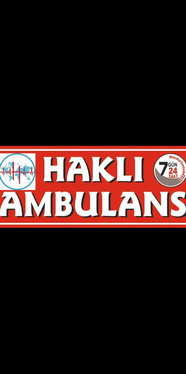 hakliambulans's tweet photo. Haklı Ambulans 🚑 https://t.co/NNfPiRQosP