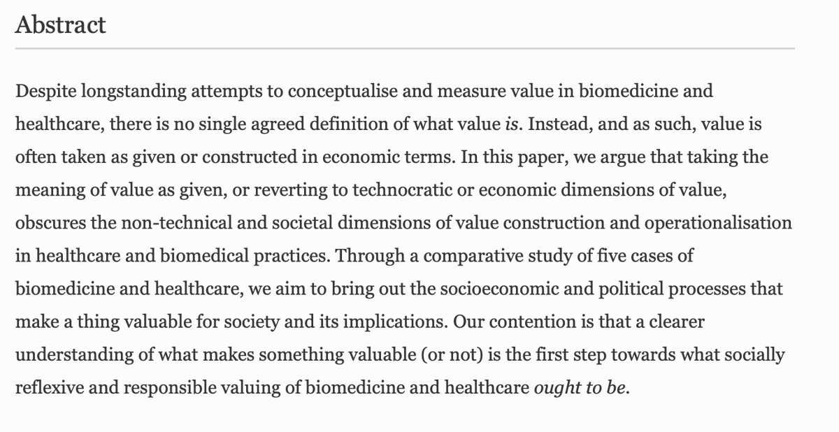 BPrainsack's tweet photo. Saheli Datta Burton, @Kat_Kieslich @katharinatpaul @gabriellesamue1& I wrote a paper on "Rethinking value construction in biomedicine and healthcare" - now out in #BioSocieties! https://t.co/hsVN25WiLy (please DM/e-mail if you would like to read but cannot access the full text) https://t.co/k5kb1Shchl
