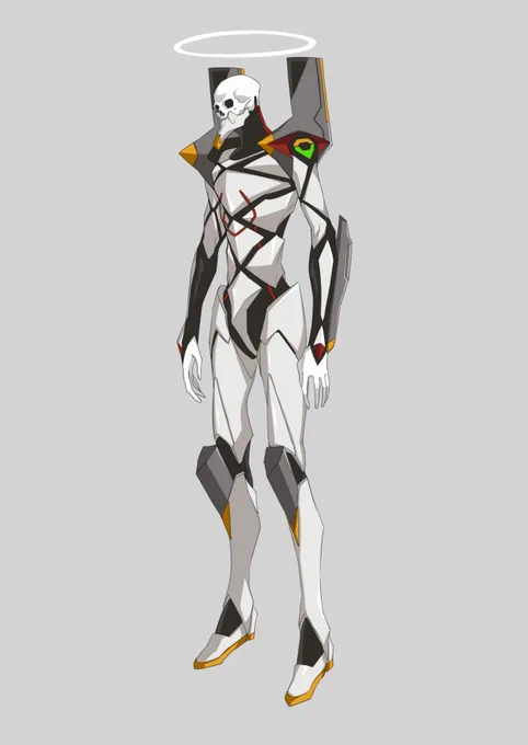 シンエヴァの予告に出てた謎の大量のエヴァを想像で描いてみた。やっぱ顔骸骨っぽいんよなぁ。
名前が気になる。 