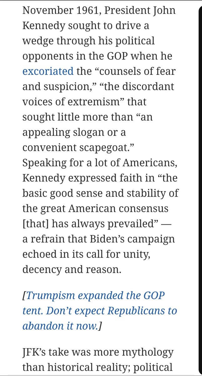 If John Birchers were successfully vanquished as a political force, we can drown the MAGAs in the bathtub of history too, eh?Make Trumpism a career-ending choice and maybe people will reconsider such ignorant views?