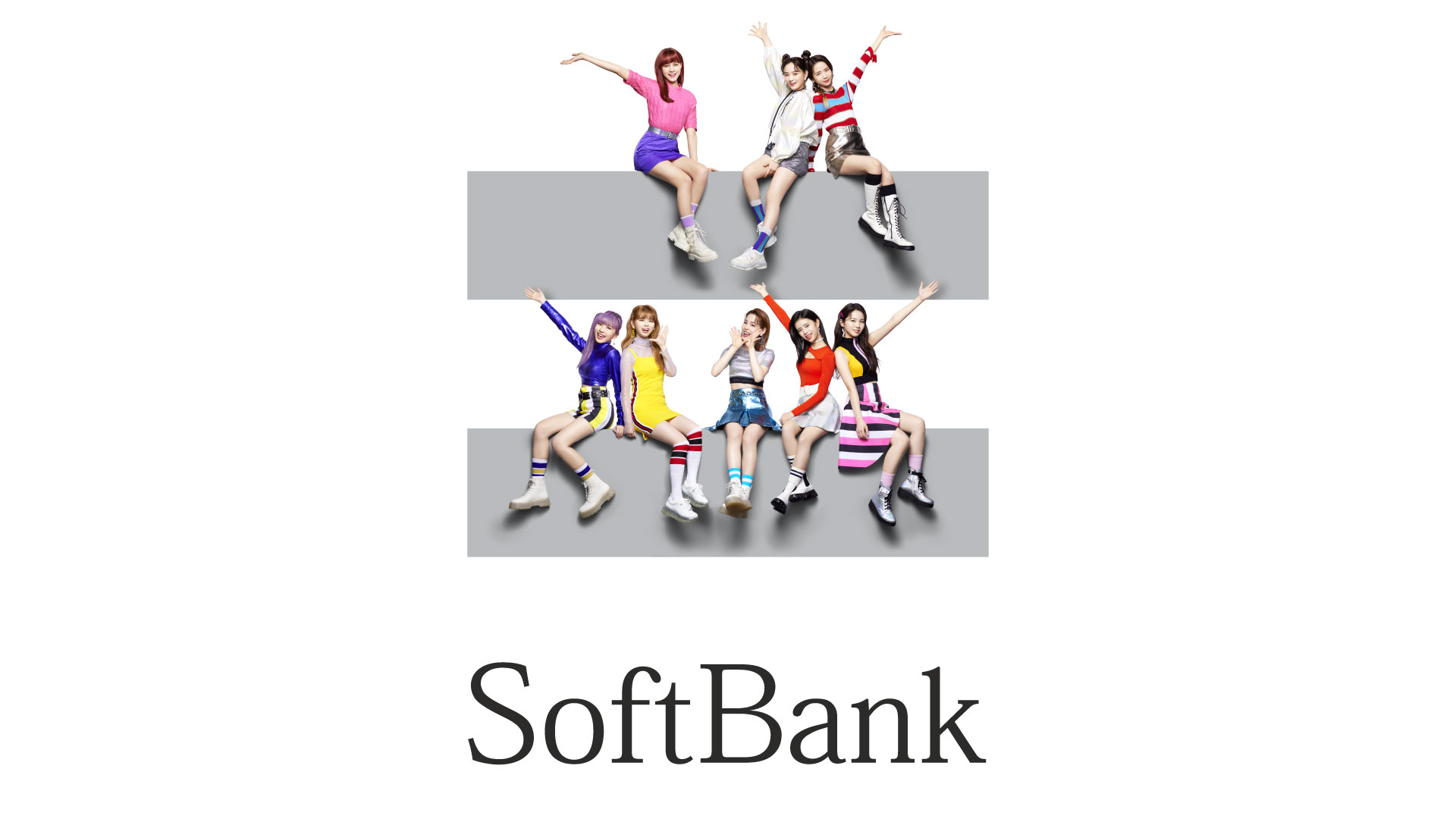 Softbank Niziu Labのcmソングが決定 タイアップ楽曲のタイトル Poppin Shakin が発表されました 記念に ソフトバンクロゴとコラボしたビジュアルをご紹介 なんと史上初です かわいい Niziulab ニジューラボ Softbank