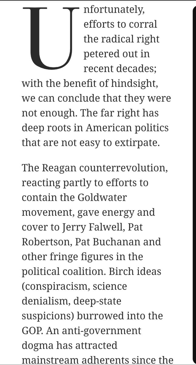 The Reagan counterrevolution... Saint Reagan F*cking stole the 1980 election and covered up Iran-Contra. His reputation is going to be in tatters in a few short years. So many amateur historians are tired of the Reagan worship!