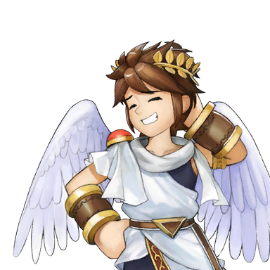 "Well, sometimes the sky is a gorgeous shade of oranges and pinks given the right time. So perhaps in due time, you'll find your... uh... colors in Smash too?"