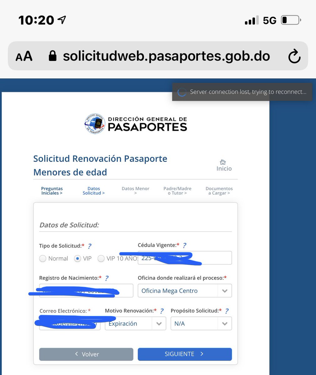Cuando es que  las paginas del estado van a funcionar sin ningún problema... Un servicio pésimo enlinea con lo de pasaporte y el portal de migracion también... y es que el ingeniero en sistema es un aprendis <a href="/Pasaportesrd/">Dirección General de Pasaportes</a> <a href="/PasaportesRDo/">Pasaportes RD</a> @DGMRD <a href="/MIREXRD/">Cancillería de República Dominicana</a>
