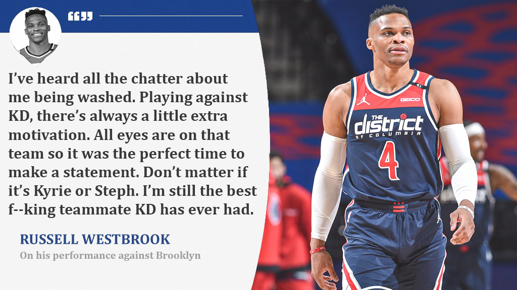 Welp Russell Westbrook really silenced all of us